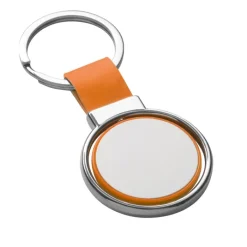 Gift Campaign Portachiavi personalizzato rotondo più colorazioni con anello Spinning></noscript> Portachiavi In Metallo