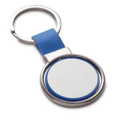 Gift Campaign Portachiavi personalizzato rotondo più colorazioni con anello Spinning></noscript> Portachiavi In Metallo