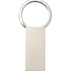 Gift Campaign Portachiavi promozionale rettangolare incisone laser Classic Rectangle> Portachiavi In Metallo