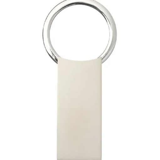 Gift Campaign Portachiavi promozionale rettangolare incisone laser Classic Rectangle> Portachiavi In Metallo