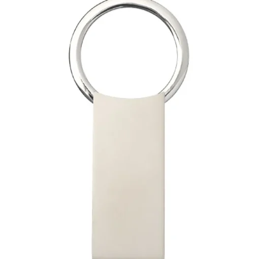 Gift Campaign Portachiavi promozionale rettangolare incisone laser Classic Rectangle> Portachiavi In Metallo
