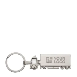 Gift Campaign Portachiavi promozionale in metallo a forma di camion TrucKey></noscript> Portachiavi In Metallo