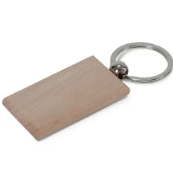 Gift Campaign Portachiavi rettangolare in di betulla da incidere> Portachiavi In Legno