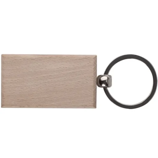 Gift Campaign Portachiavi rettangolare in di betulla da incidere> Portachiavi In Legno