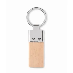 Gift Campaign Portachiavi rettangolare in lega di zinco e di hevea></noscript> Portachiavi In Legno