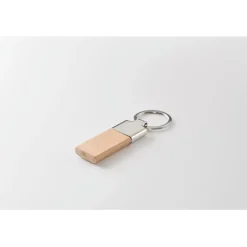Gift Campaign Portachiavi rettangolare in lega di zinco e di hevea></noscript> Portachiavi In Legno