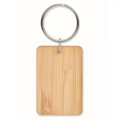Gift Campaign Portachiavi rettangolare in bambù con uno spessore di 0,2cm> Portachiavi In Legno