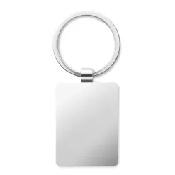 Gift Campaign Portachiavi rettangolare in bambù e lega di zinco Bamboo Rectangle> Portachiavi In Legno
