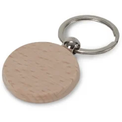 Gift Campaign Portachiavi rotondo in di betulla da incidere Ø40mm> Portachiavi In Legno