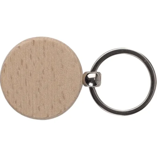 Gift Campaign Portachiavi rotondo in di betulla da incidere Ø40mm> Portachiavi In Legno