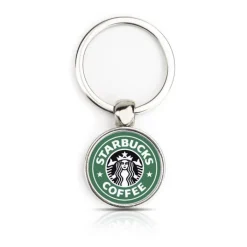 Gift Campaign Portachiavi rotondo in metallo personalizzabile su 2 lati con inserto> Portachiavi In Metallo