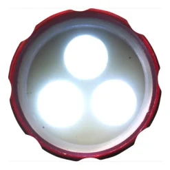 Gift Campaign Portachiavi torcia promozionale 3 LED bianchi con moschettone Torch> Gadget Per Auto|Torce