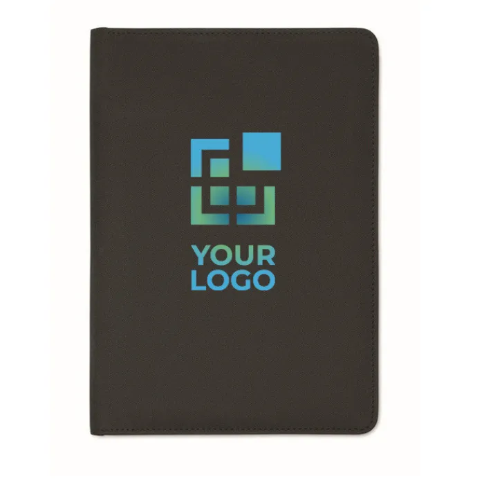 Gift Campaign Portadocumenti A5 con copertina in rPET e blocco notes a righe> Portadocumenti Personalizzati