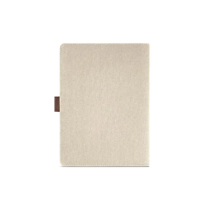 Gift Campaign Portadocumenti A5 in cotone riciclato con chiusura a scatto in PU> Portadocumenti Personalizzati