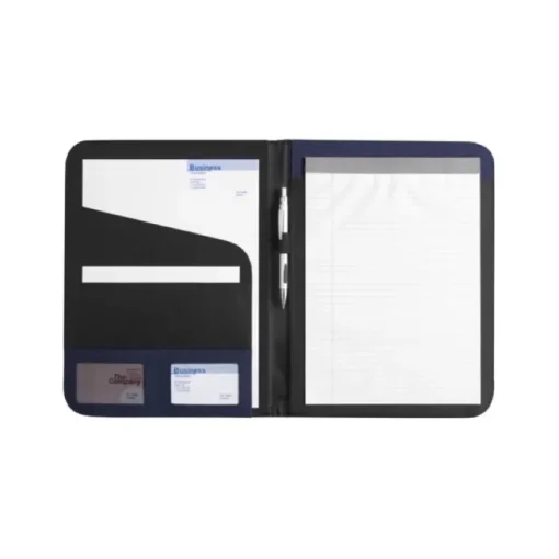 Gift Campaign Portadocumenti A4 in cuoio rigenerato e poliestere 600D con block notes> Gadget Per L'Ufficio|Portadocumenti Personalizzati