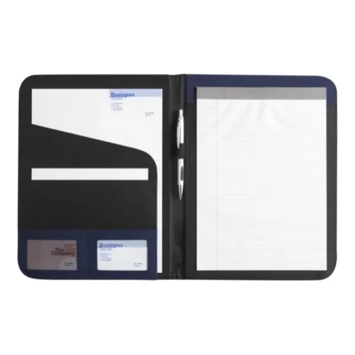 Gift Campaign Portadocumenti A4 in cuoio rigenerato e poliestere 600D con block notes> Gadget Per L'Ufficio|Portadocumenti Personalizzati