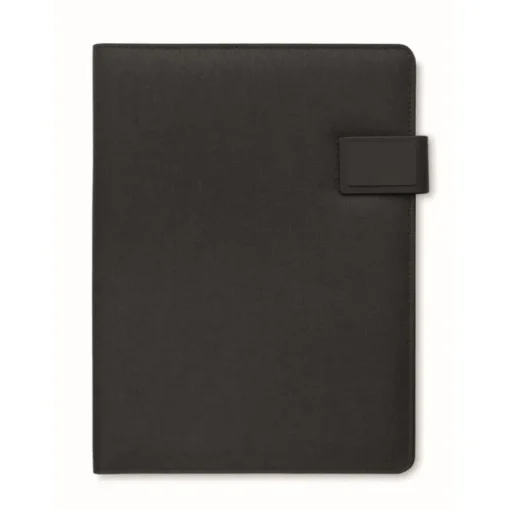 Gift Campaign Portadocumenti A4 in pelle e lino con powerbank e caricatore wireless> Portadocumenti Personalizzati