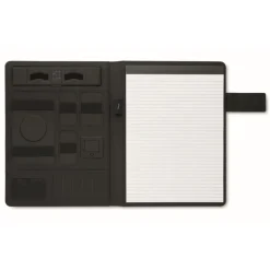 Gift Campaign Portadocumenti A4 in pelle e lino con powerbank e caricatore wireless></noscript> Portadocumenti Personalizzati