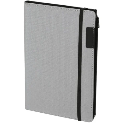 Gift Campaign Portadocumenti A5 in rPET con quaderno a righe rimovibile e portapenne> Portadocumenti Personalizzati