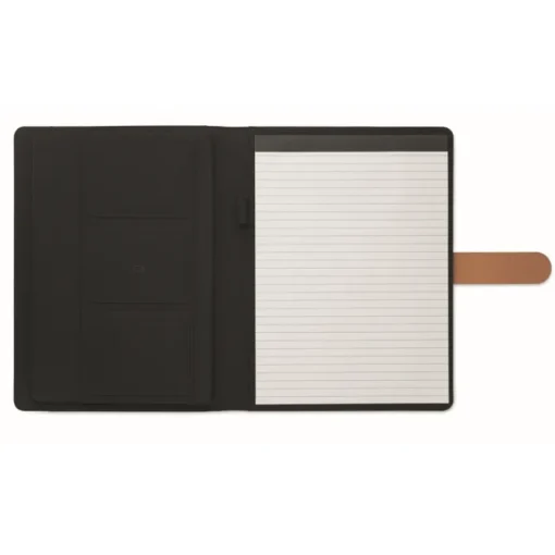 Gift Campaign Portadocumenti A4 in rPET con chiusura magnetica e block notes a righe> Portadocumenti Personalizzati
