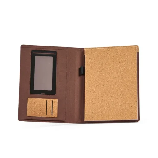 Gift Campaign Portadocumenti A4 in sughero con tasca per tablet e cellulare> Portadocumenti Personalizzati