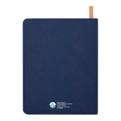 Gift Campaign Portadocumenti a righe in plastica riciclata arrotondata A5> Portadocumenti Personalizzati