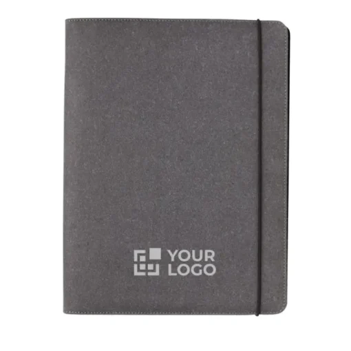 Gift Campaign Portadocumenti con logo A4 multiscomparto pagine a righe Leather> Portadocumenti Personalizzati