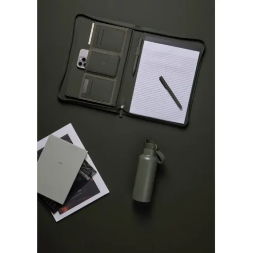 Gift Campaign Portadocumenti eco con portapenne e tasche A4 a righe> Portadocumenti Personalizzati