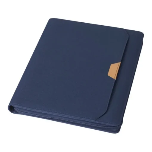 Gift Campaign Portadocumenti in poliestere riciclato con chiusura zip e block notes> Portadocumenti Personalizzati