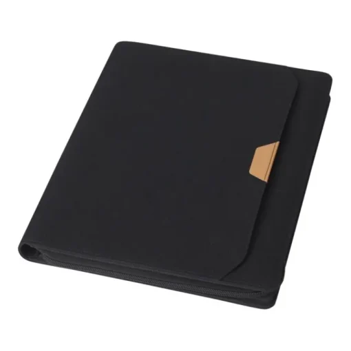 Gift Campaign Portadocumenti in poliestere riciclato con chiusura zip e block notes> Portadocumenti Personalizzati