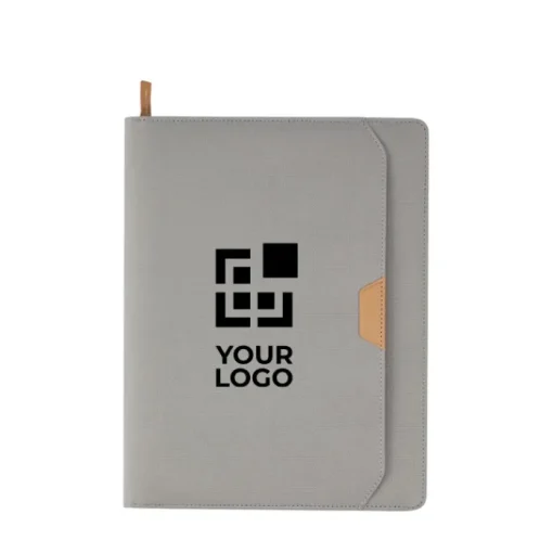 Gift Campaign Portadocumenti in poliestere riciclato con chiusura zip e block notes> Portadocumenti Personalizzati