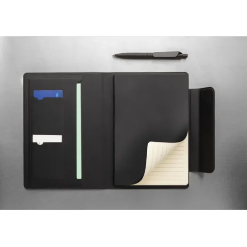 Gift Campaign Portadocumenti magnetico ecologico con copertina rigida A5 a righe> Portadocumenti Personalizzati
