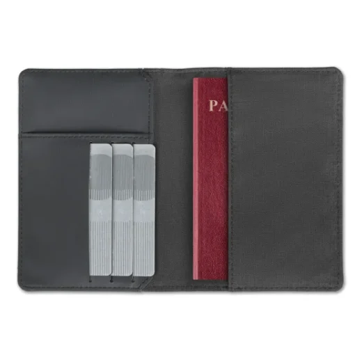 Gift Campaign Portafogli personalizzati RFID con tasca passaporto SaveKeep> Portafogli