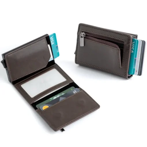 Gift Campaign Portafogli personalizzati con pulsante e protezione RFID> Portafogli|Porta Biglietti Da Visita