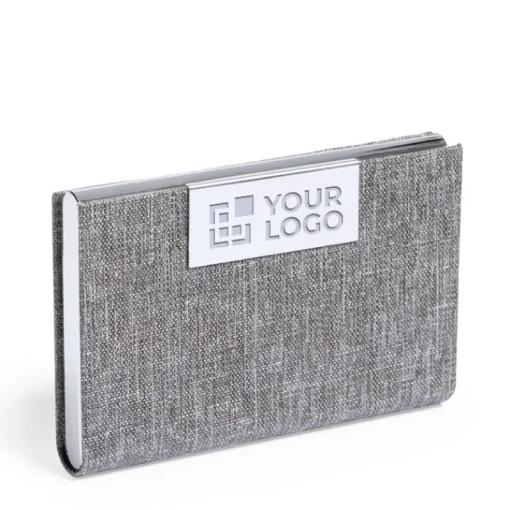 Gift Campaign Portafoglio con logo in RPET chiusura magnetica e portacarte interno> Porta Biglietti Da Visita