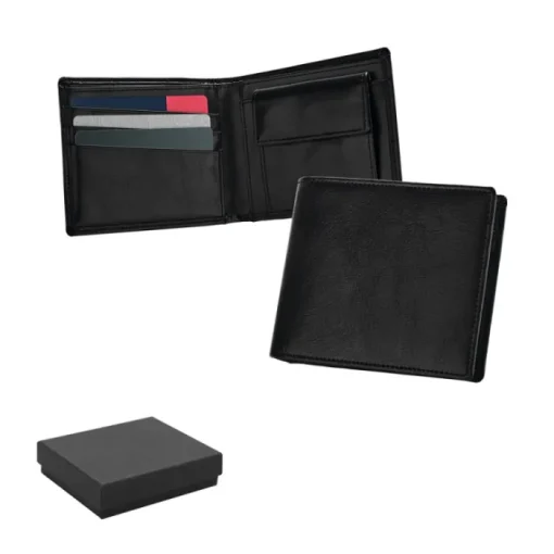 Gift Campaign Portafoglio personalizzato in pelle 3 scomparti per carte Allure> Portafogli