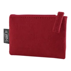 Gift Campaign Portamonete in feltro di poliestere RPET 350g/m2 con cerniera abbinata></noscript> Portafogli