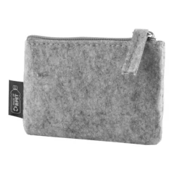 Gift Campaign Portamonete in feltro di poliestere RPET 350g/m2 con cerniera abbinata></noscript> Portafogli