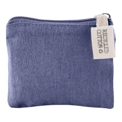 Gift Campaign Portamonete realizzato in cotone riciclato da 140 g/m2 certificato GRS> Portafogli