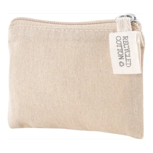 Gift Campaign Portamonete realizzato in cotone riciclato da 140 g/m2 certificato GRS> Portafogli