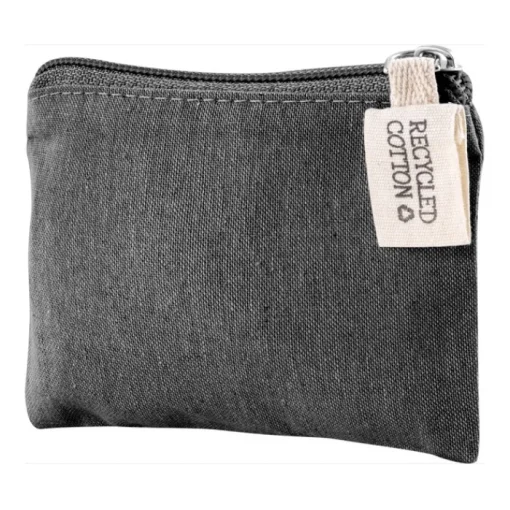 Gift Campaign Portamonete realizzato in cotone riciclato da 140 g/m2 certificato GRS> Portafogli