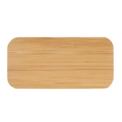 Gift Campaign Portanome da scrivania promozionale in bambù con spilla a ago Bamboo></noscript> Spille