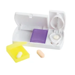 Gift Campaign Portapasticche personalizzati con taglierino e 2 scomparti Medlab> Gadget Per Medici E Infermieri