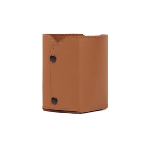 Gift Campaign Portapenne in pelle sintetica e poliestere RCS con bottoni a pressione> Portapenne
