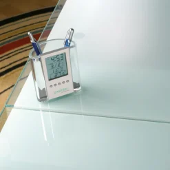 Gift Campaign Portapenne personalizzato con calendario, ora e temperatura Curve> Portapenne