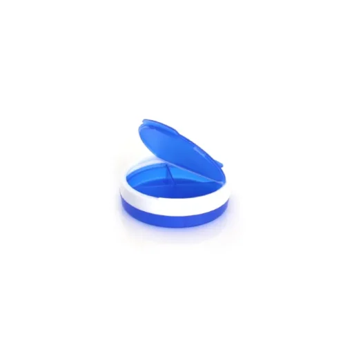 Gift Campaign Portapillole con logo di forma rotonda con 4 scomparti Round Bicolor> Gadget Per Medici E Infermieri