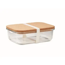 Gift Campaign Portapranzo in vetro di borosilicato con coperchio in sughero 830ml> Porta Pranzo