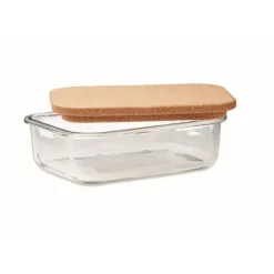 Gift Campaign Portapranzo in vetro di borosilicato con coperchio in sughero 830ml> Porta Pranzo