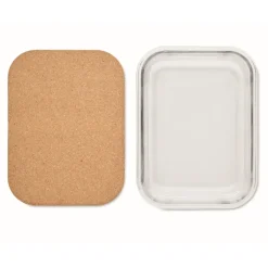 Gift Campaign Portapranzo in vetro di borosilicato con coperchio in sughero 830ml></noscript> Porta Pranzo
