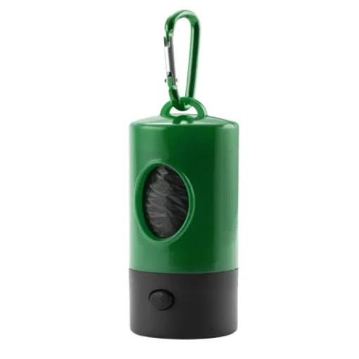 Gift Campaign Portasacchetti per cani bicolore con torcia e 15 bustine Colors Muller> Gadget Per Animali